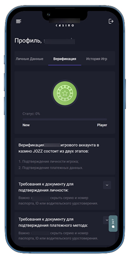 Раздел верификации